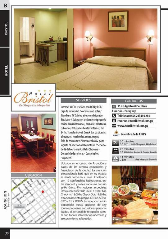Hotel Bristol Asuncion Kültér fotó